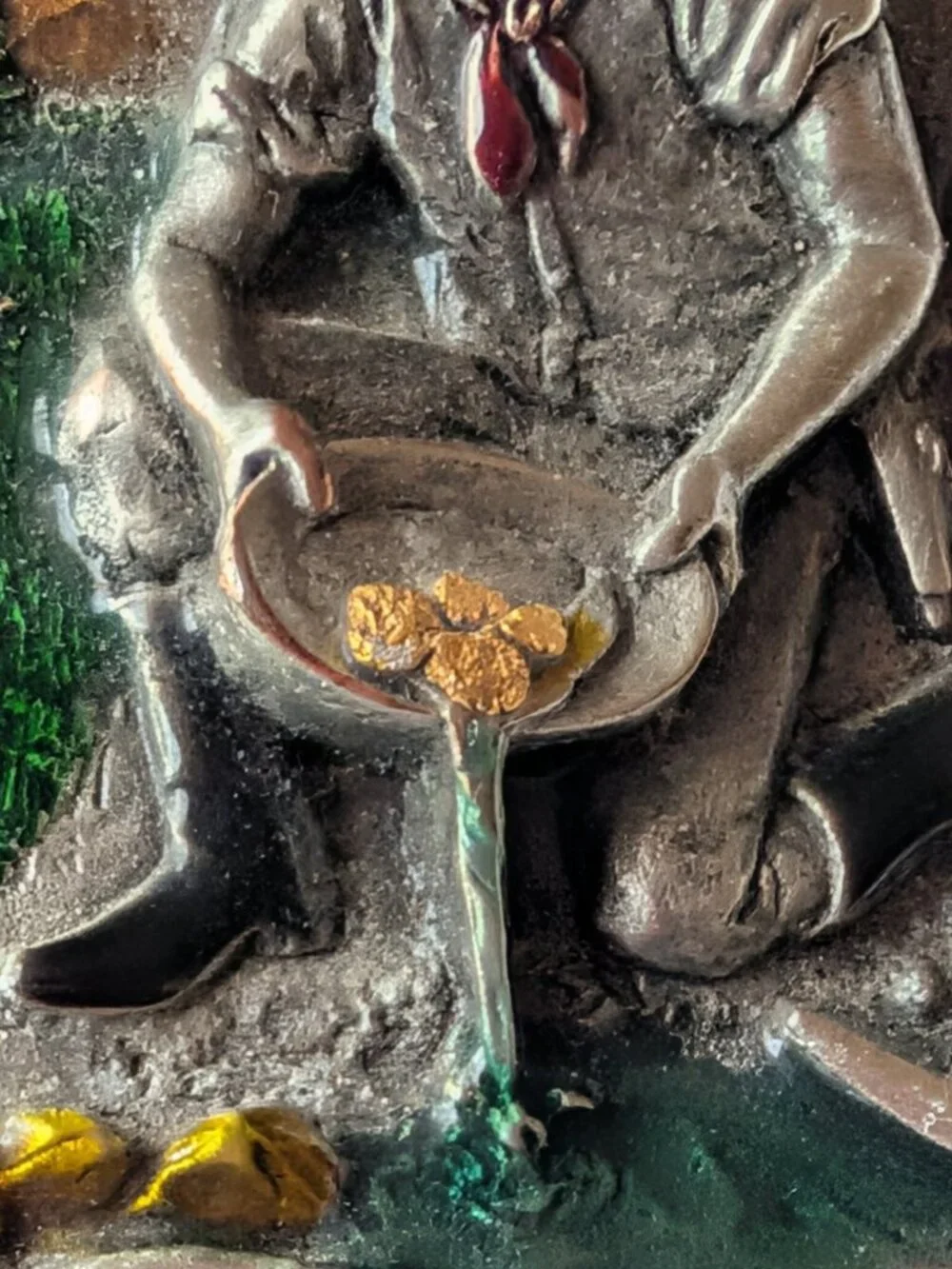 Vintage Gold Prospector / Gold Miner Western Belt Buckle